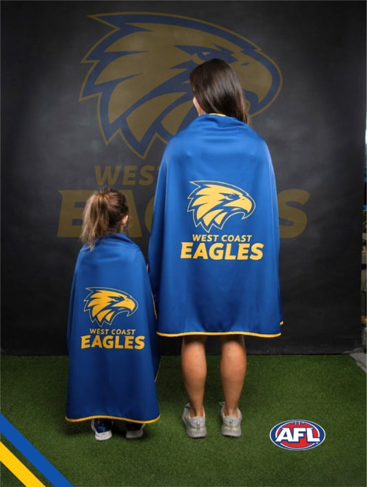 WEST COAST EAGLES Official Adult/Teen AFL Hero Cape