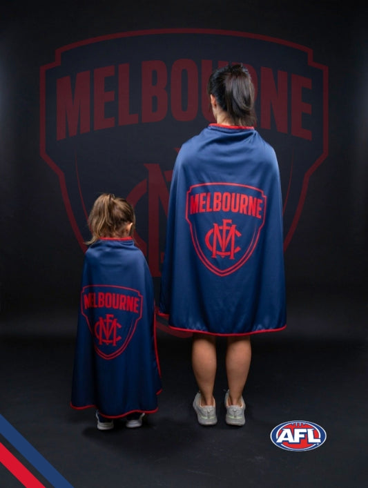 MELBOURNE DEMONS Official Adult/Teen AFL Hero Cape