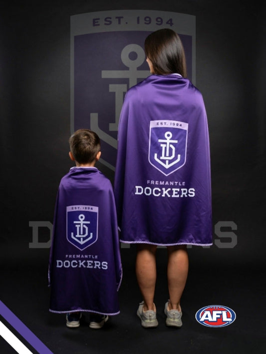FREMANTLE DOCKERS Official Adult/Teen AFL Hero Cape