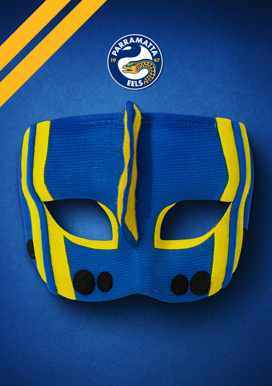 Parramatta Eels Kids NRL Mascot Mask