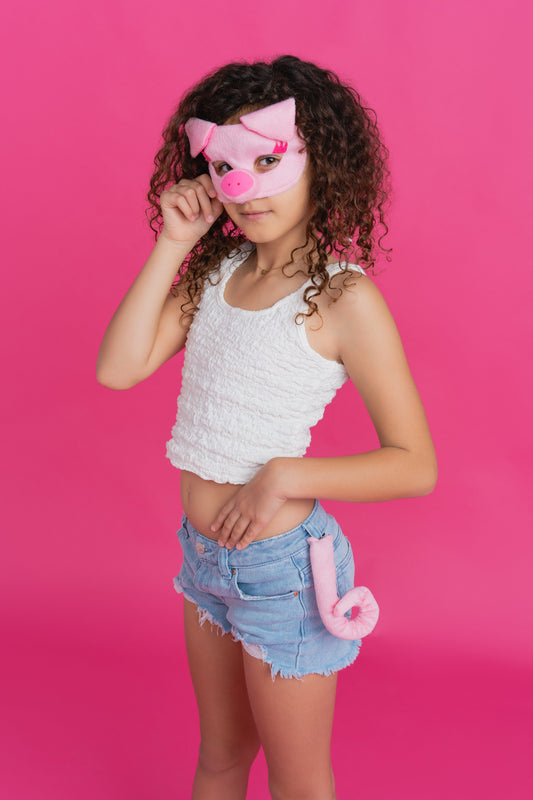 Pig Mask & Tail Set – Dress-Up, Costume & Creative Play