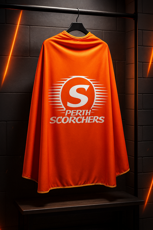 Perth Scorchers Official BBL Merch - Adult Hero Supporter Cape
