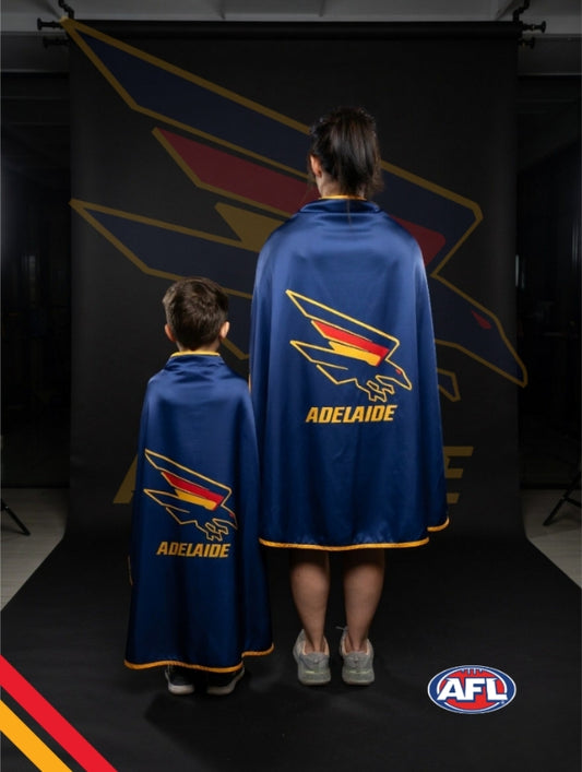 ADELAIDE CROWS Official Adult/Teen AFL Hero Cape