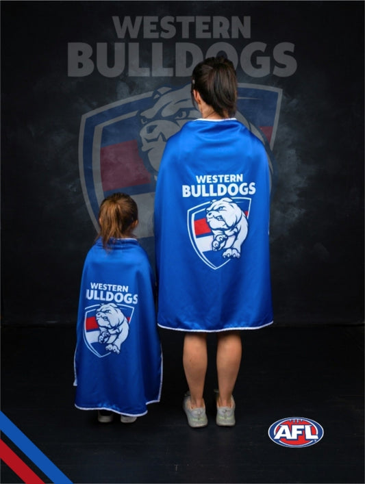 WESTERN BULLDOGS Official Adult/Teen AFL Hero Cape