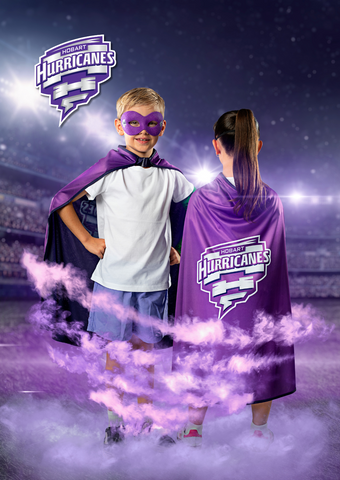 Hobart Hurricanes BBL Hero Supporter Pack - Official Mask & Cape Set