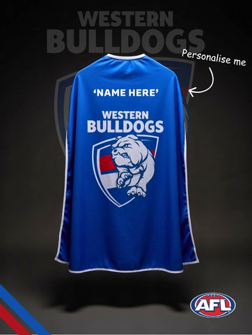Western Bulldogs Hero Pack - Official AFL Mask & Cape Set