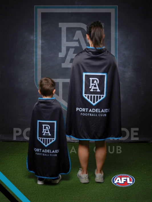 PORT ADELAIDE POWER Official Adult/Teen AFL Hero Cape
