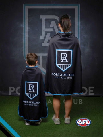 PORT ADELAIDE POWER Official Adult/Teen AFL Hero Cape