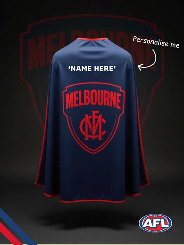 MELBOURNE DEMONS Official Adult/Teen AFL Hero Cape