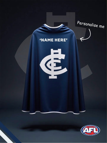 CARLTON FC Official Adult/Teen AFL Hero Cape