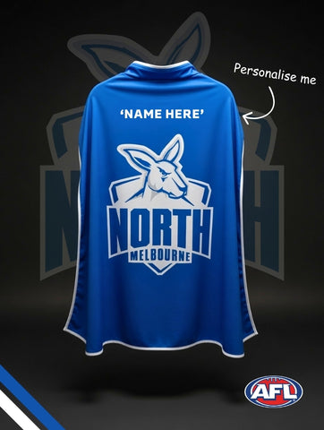NORTH MELBOURNE KANGAROOS Official Adult/Teen AFL Hero Cape