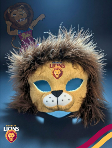 Brisbane Lions Hero Pack - Official AFL Mask & Cape Set