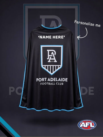 PORT ADELAIDE POWER Official Adult/Teen AFL Hero Cape