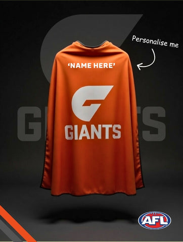 GWS GIANTS Official Adult/Teen AFL Hero Cape