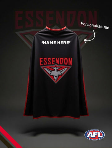 Essendon Bombers Hero Pack - Official AFL Mask & Cape Set