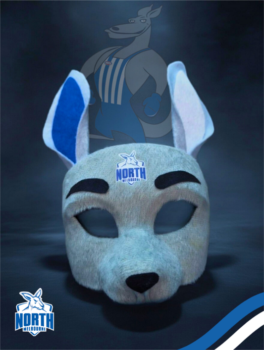 North Melbourne Kangaroos Hero Pack - Official AFL Mask & Cape Set