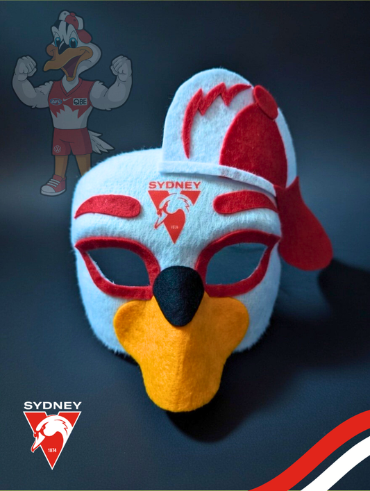 Sydney Swans Hero Pack - Official AFL Mask & Cape Set