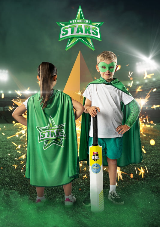 Melbourne Stars BBL Hero Supporter Pack - Official Mask & Cape Set