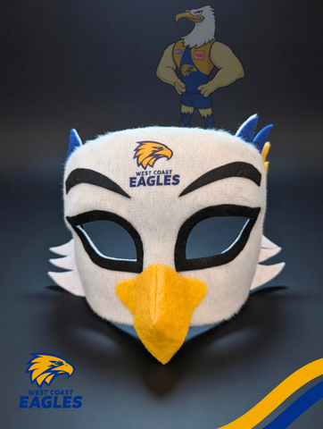 West Coast Eagles Hero Pack - Official AFL Mask & Cape Set