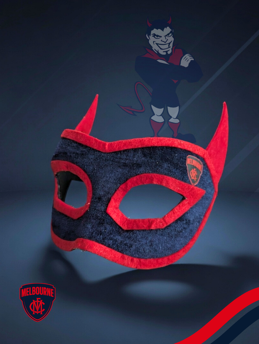 Melbourne Demons Hero Pack - Official AFL Mask & Cape Set
