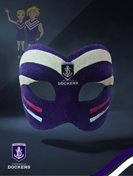 Fremantle Dockers Hero Pack - Official AFL Mask & Cape Set