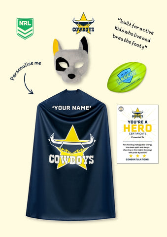 North Queensland Cowboys - Action Hero Gift Pack