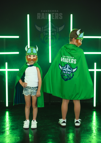 Canberra Raiders Kids NRL Hero Pack – Cape & Mask Set