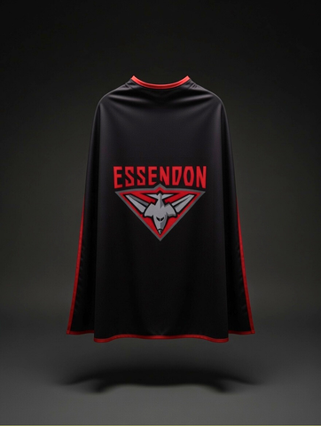 ESSENDON BOMBERS Official Adult/Teen AFL Hero Cape