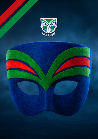 New Zealand Warriors Kids NRL Mascot Mask