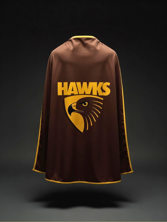 HAWTHORN HAWKS Official Adult/Teen AFL Hero Cape