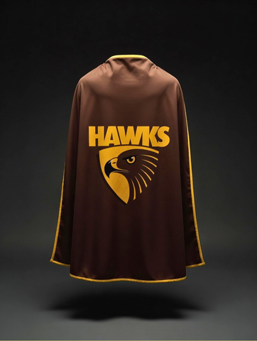 HAWTHORN HAWKS Official Adult/Teen AFL Hero Cape