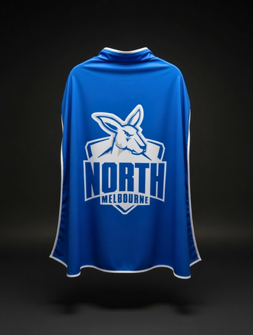 North Melbourne Kangaroos Hero Pack - Official AFL Mask & Cape Set