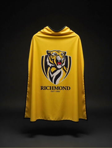 Richmond Tigers Hero Pack - Official AFL Mask & Cape Set