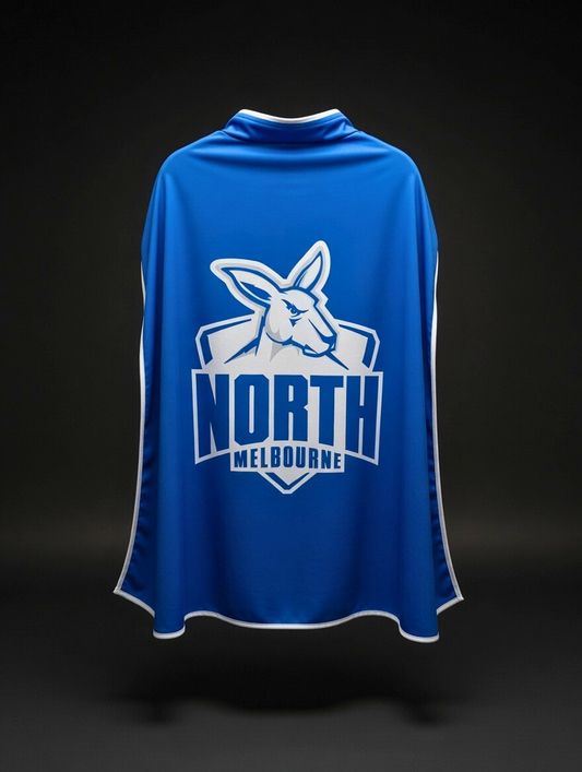 NORTH MELBOURNE KANGAROOS Official Adult/Teen AFL Hero Cape
