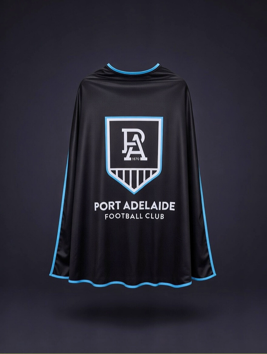 PORT ADELAIDE POWER Official Adult/Teen AFL Hero Cape