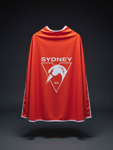 Sydney Swans Hero Pack - Official AFL Mask & Cape Set