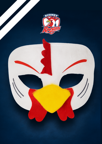 Sydney Roosters Kids NRL Mascot Mask