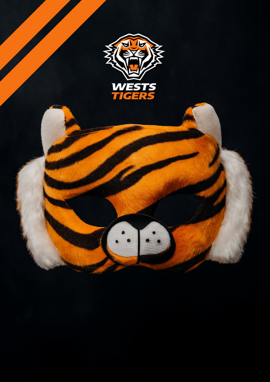Wests Tigers Kids NRL Mascot Mask