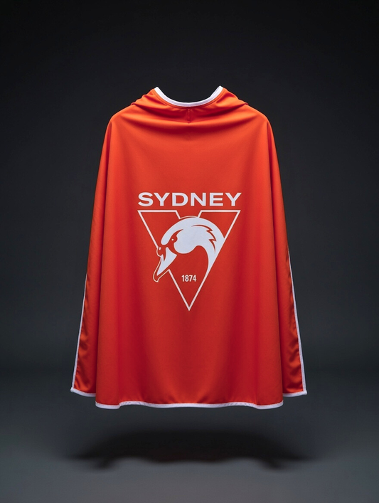 SYDNEY SWANS Official Adult/Teen AFL Hero Cape