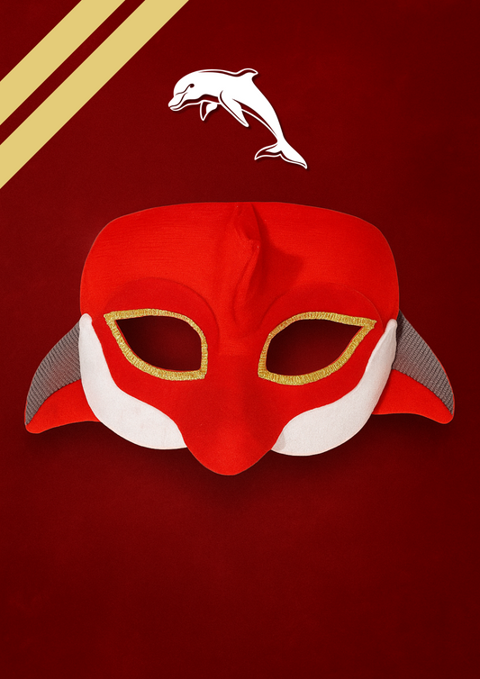 Dolphins Kids NRL Mascot Mask