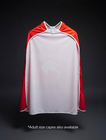 SYDNEY SWANS Official Adult/Teen AFL Hero Cape