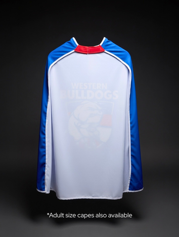 WESTERN BULLDOGS Official Adult/Teen AFL Hero Cape