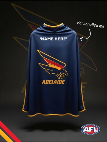 ADELAIDE CROWS Official Adult/Teen AFL Hero Cape