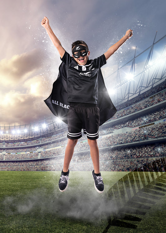 All Blacks  - Youth Hero Supporter Cape