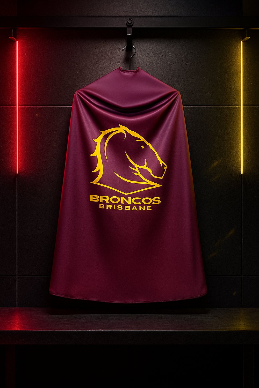 NRL Brisbane Broncos Kids Mini Mascot Cape