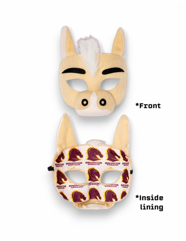 Brisbane Broncos NRL Mini Mascot Kids Mask