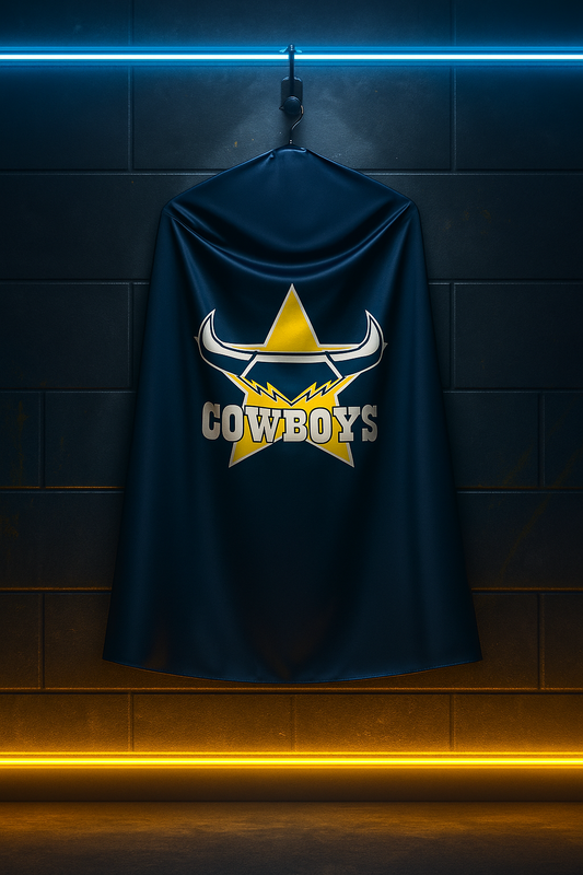 North Queensland Cowboys NRL Mini Mascot Kids Cape