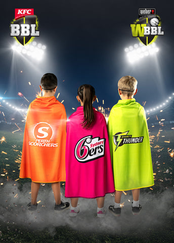 Sydney Sixers BBL Hero Supporter Pack - Official Mask & Cape Set