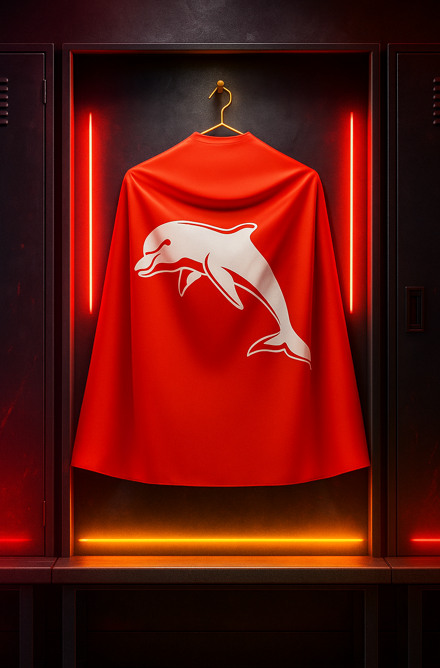 Dolphins NRL Mini Mascot Kids Cape