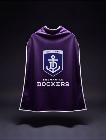 FREMANTLE DOCKERS Official Adult/Teen AFL Hero Cape
